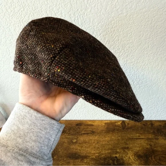 Hanna Hats Vintage Irish Tweed Cap EUC Sz Medium - Picture 2 of 4